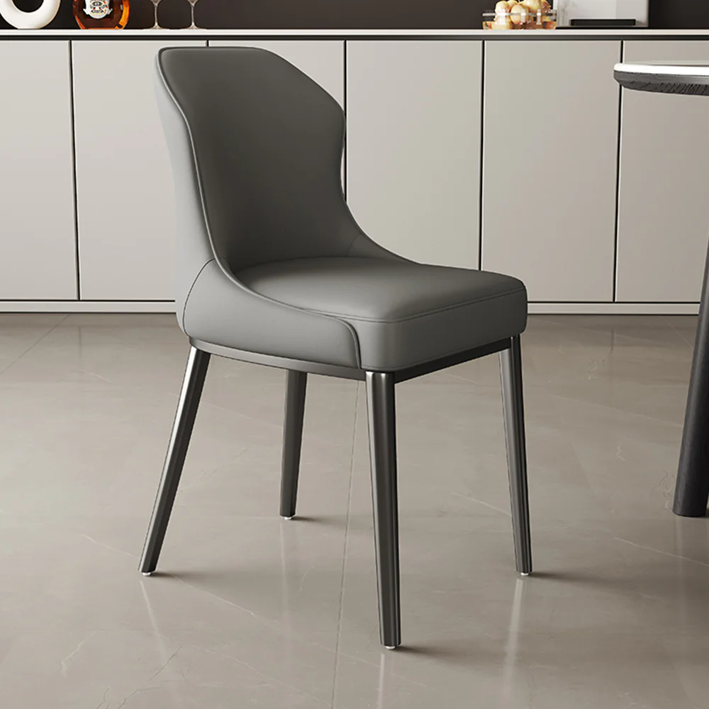 LIVARA DC1073 Faux Leather Fabric Dining Chair Soft Padded Cushion - Image 3
