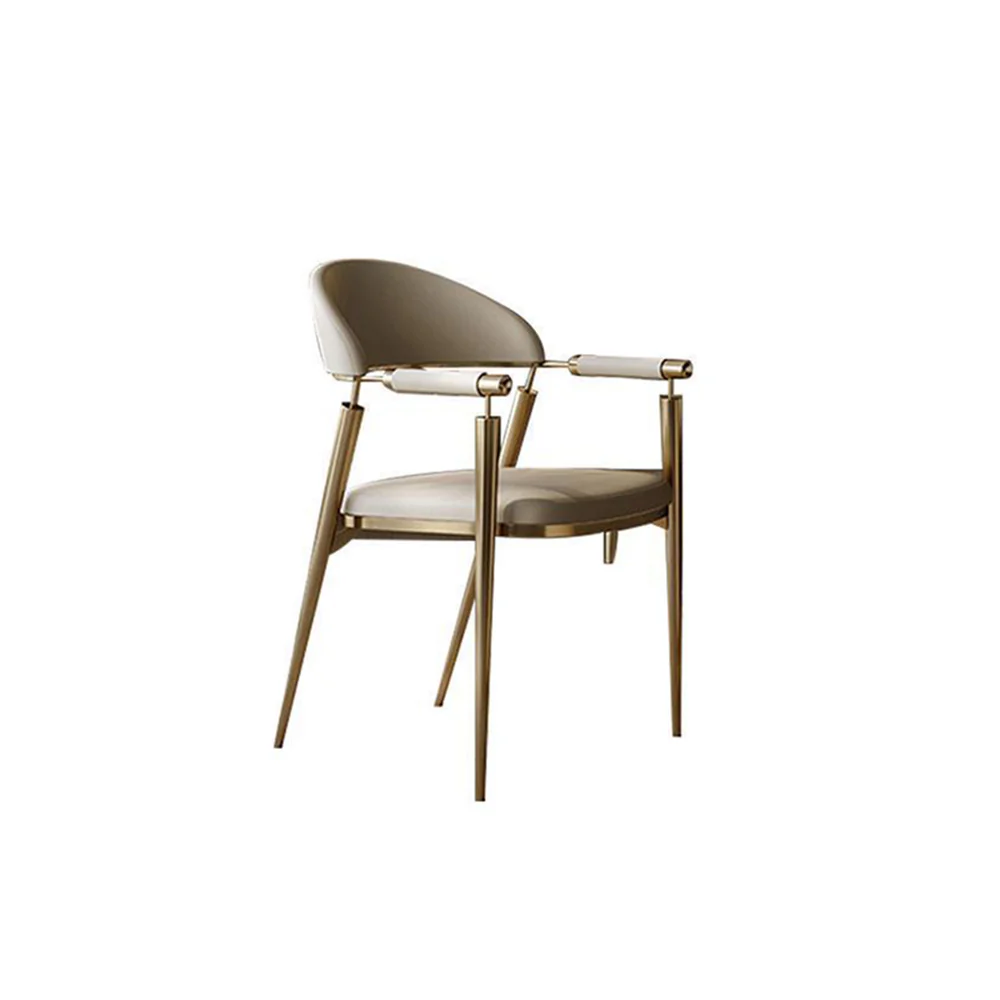 LIVARA DC1109 Faux Leather Fabric Dining Chair Stainless Steel Legs - Image 5