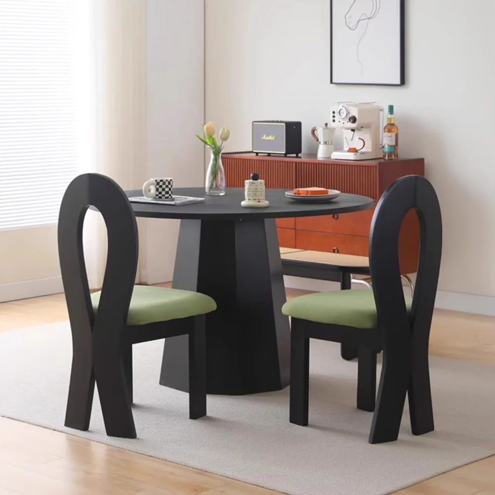 LIVARA DC1136 French Vintage Style Dining Chair Rubber Wood Frame - Image 2