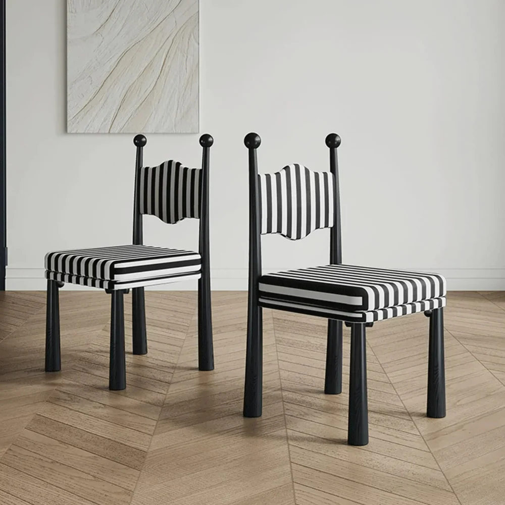 LIVARA DC1141 Vintage Style Dining Chair Ash Wood Frame - Image 2