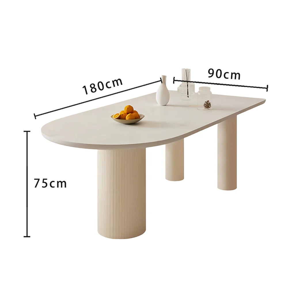 LUXORA DT1012 Minimalist Style 140-160-180cm Sintered Stone Dining Table - Image 7