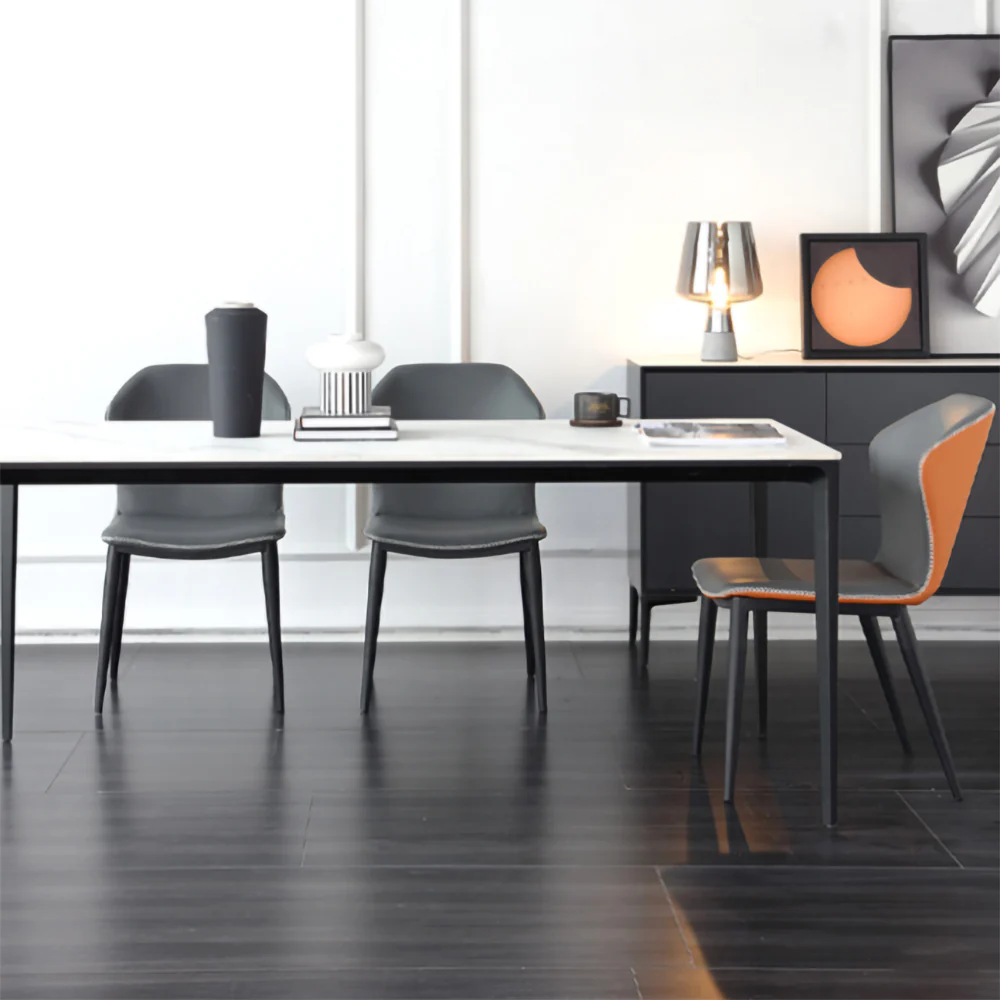 LIVARA DT1041 Minimalist Style 140-160-180cm Sintered Stone Dining Table - Image 3