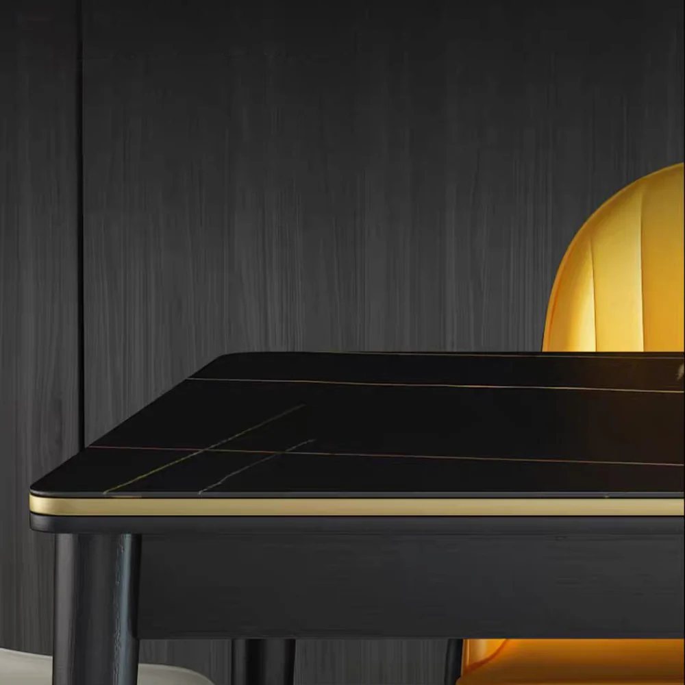 LIVARA DT1044 Light Luxury Style 130-140-150cm Sintered Stone Dining Table - Image 2