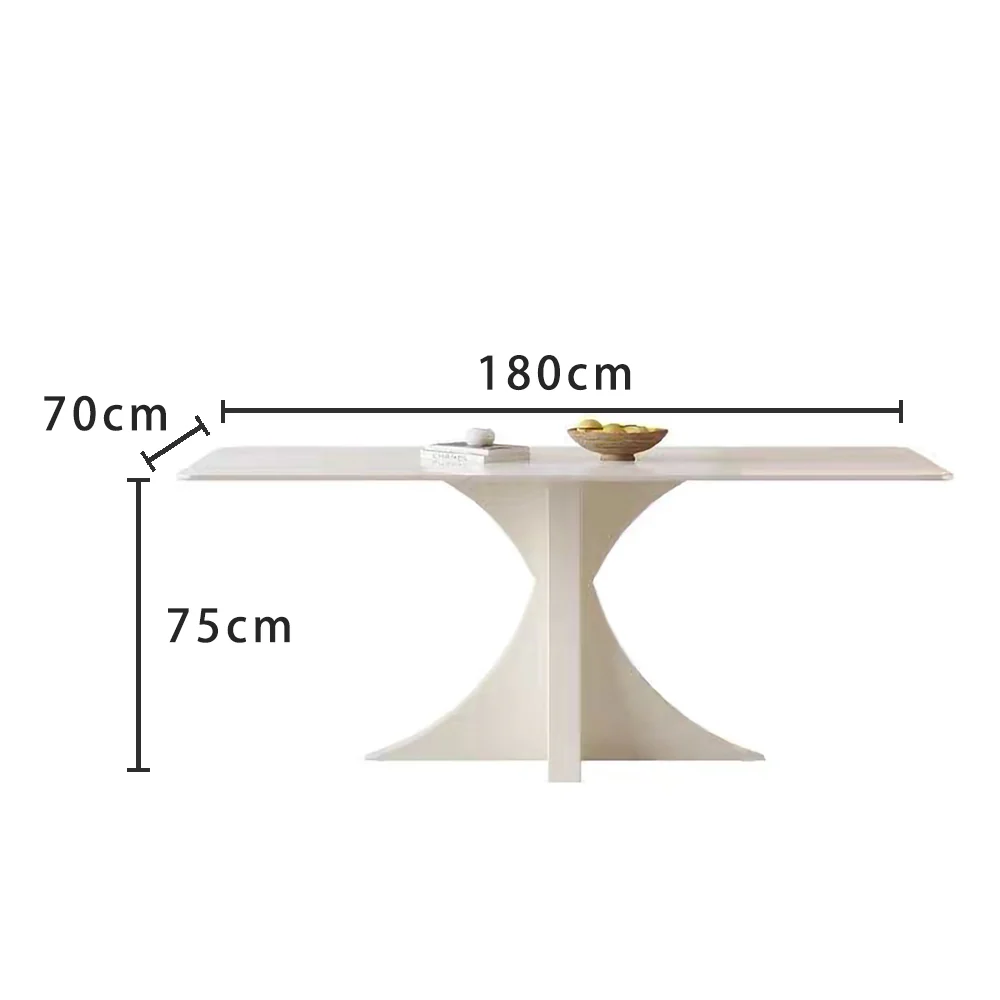 LUXORA DT1090 Minimalist Style 120-140-160-180cm Sintered Stone Dining Table - Image 8