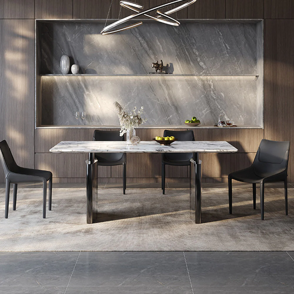 LIVARA DT1174 140/160/180cm Length 12mm Thickness Sintered Stone Tabletop Dining Table - Image 4