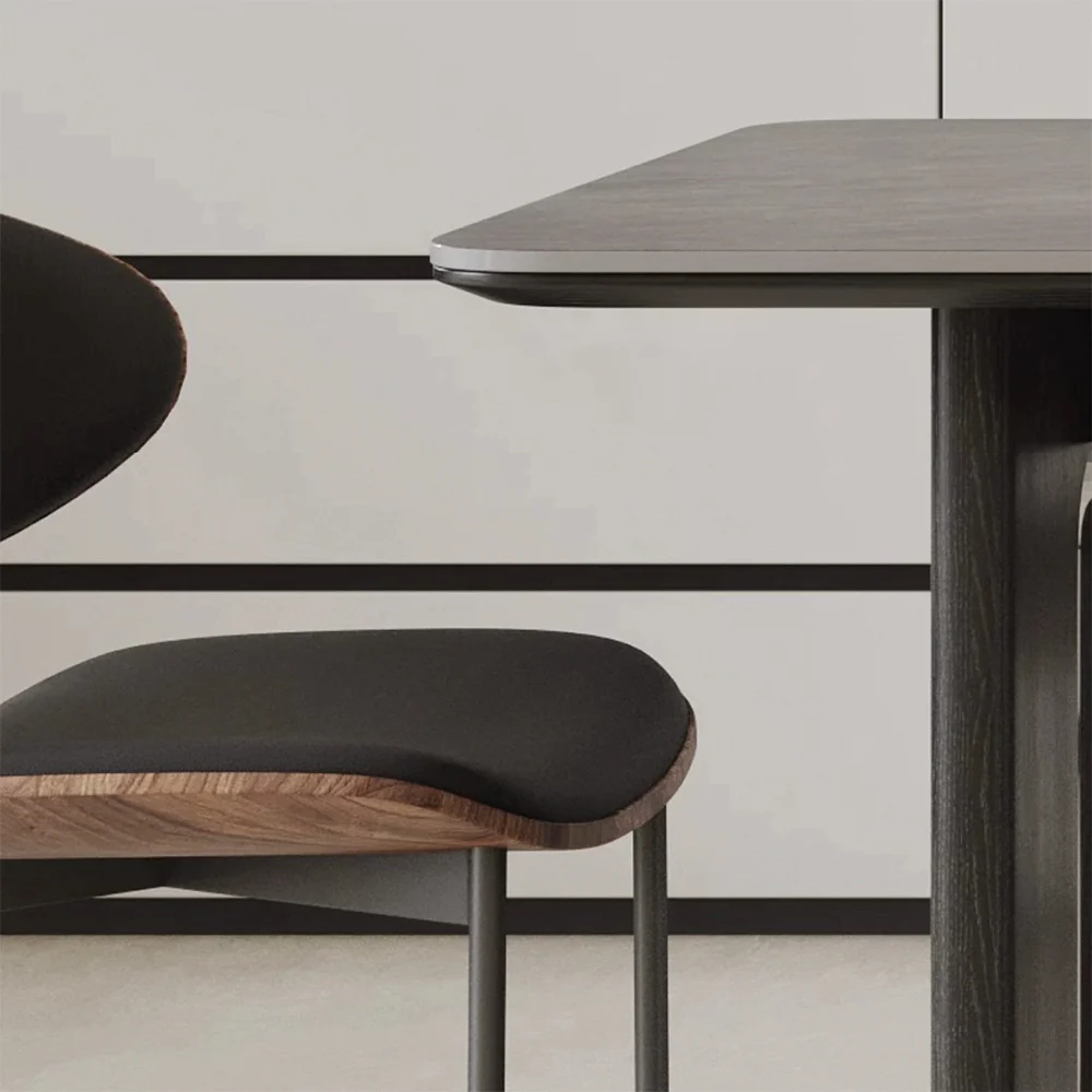 LIVARA DT1237 Light Luxury Style 140-160-180cm Sintered Stone Dining Table - Image 4