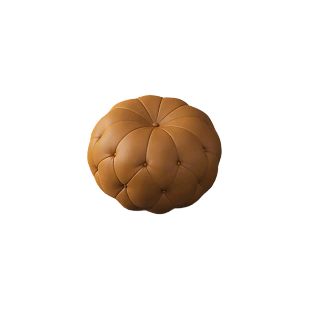 LIVARA EC1044 78cm Pumpkin-shaped Leisure Chair Faux Leather - Image 5
