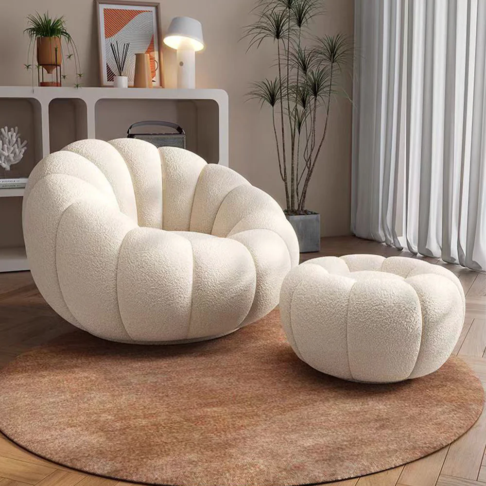 LIVARA EC1162 Lamb Fleece Leisure Chair - Image 3
