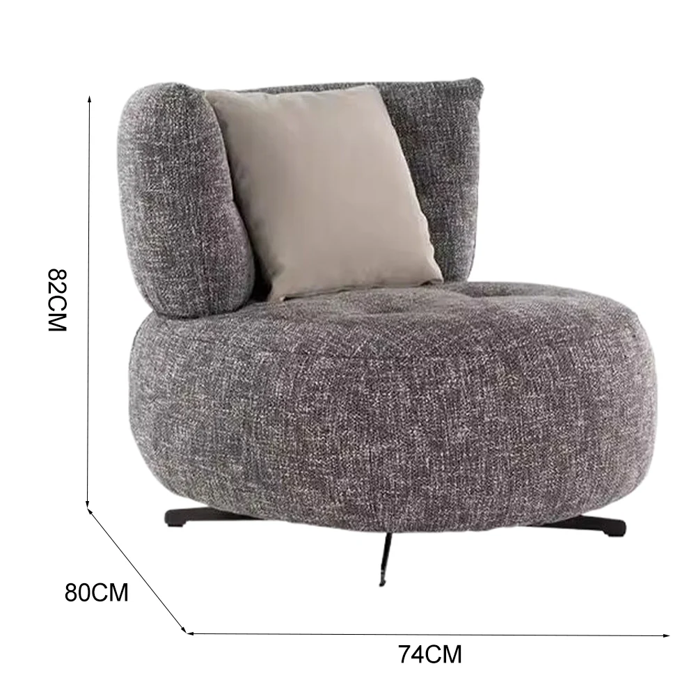LIVARA EC1192 Durable Solid Wood Frame With High-Resilience Foam Leisure Chair - Image 5