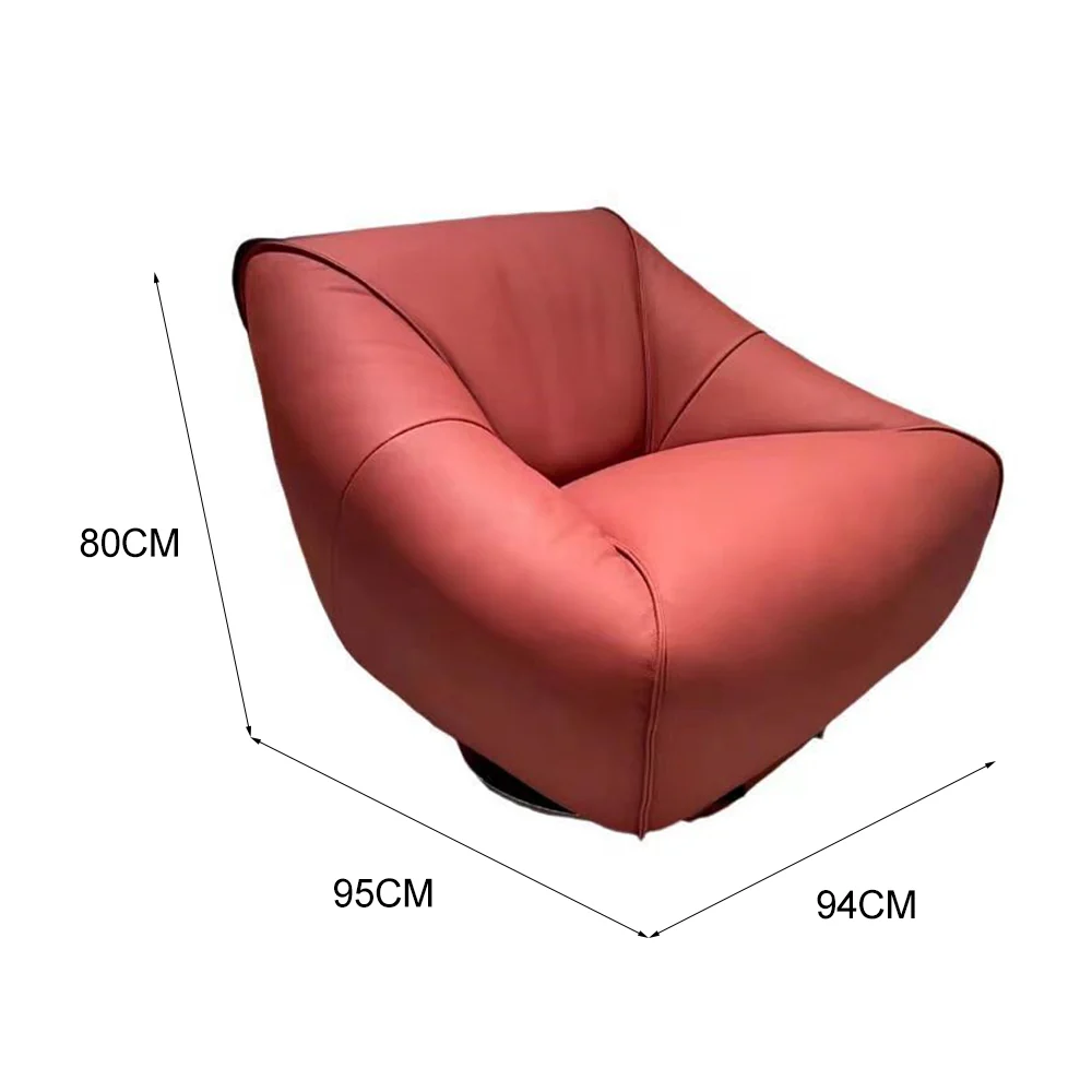 LIVARA EC1242 Faux Leather Leisure Chair - Image 5
