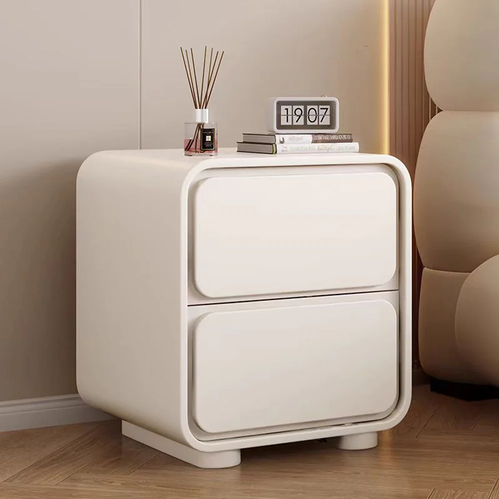 LIVARA NT1034 MDF Upholstered Bedside Table - Image 3