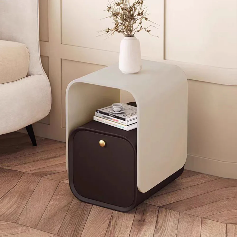LIVARA NT1051 Baking Paint Finish Bedside Table - Image 3