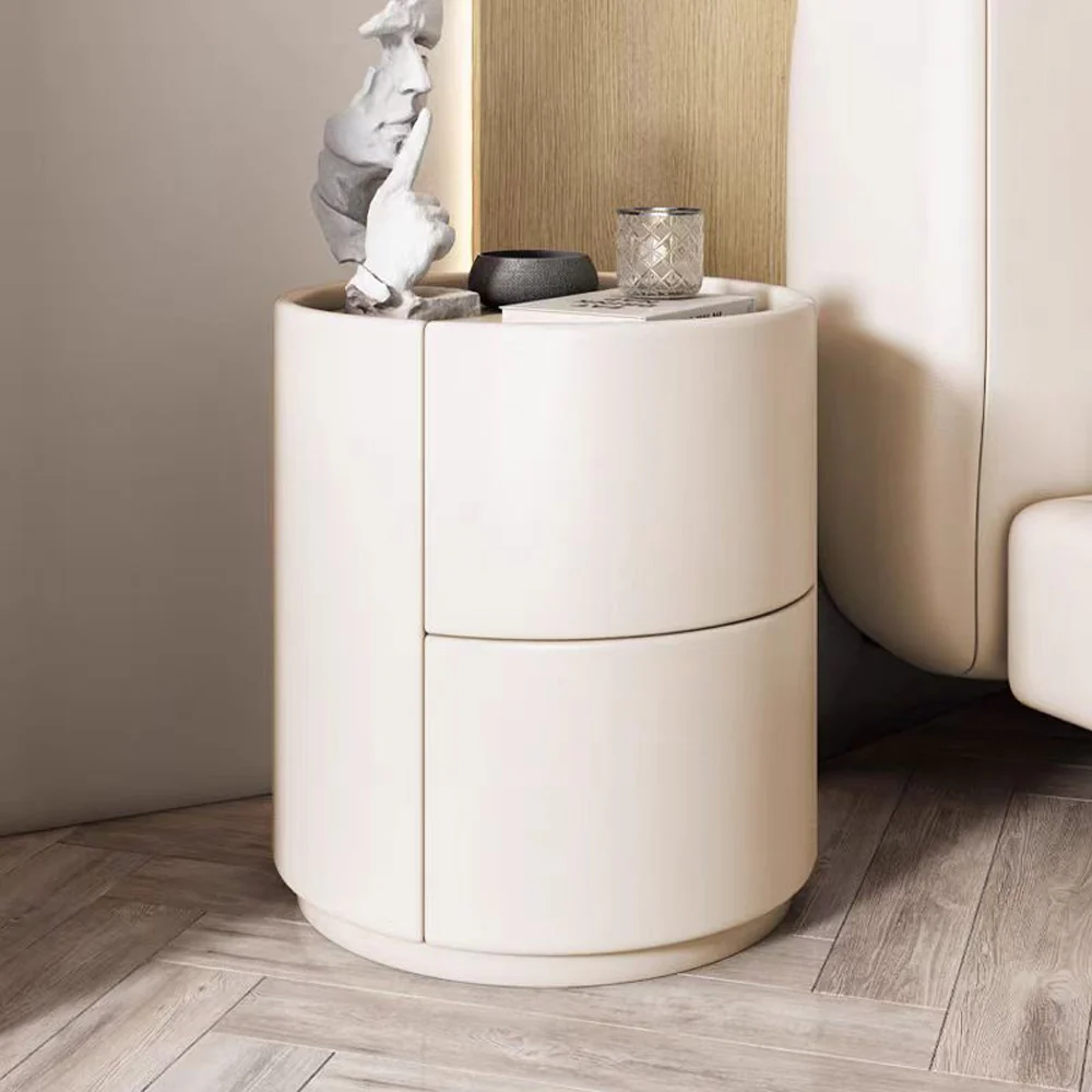 LIVARA NT1388 Multi-Layer Solid Wood E1-Grade Board Soft-Closing Drawer Guides - Bedside Table - Image 2