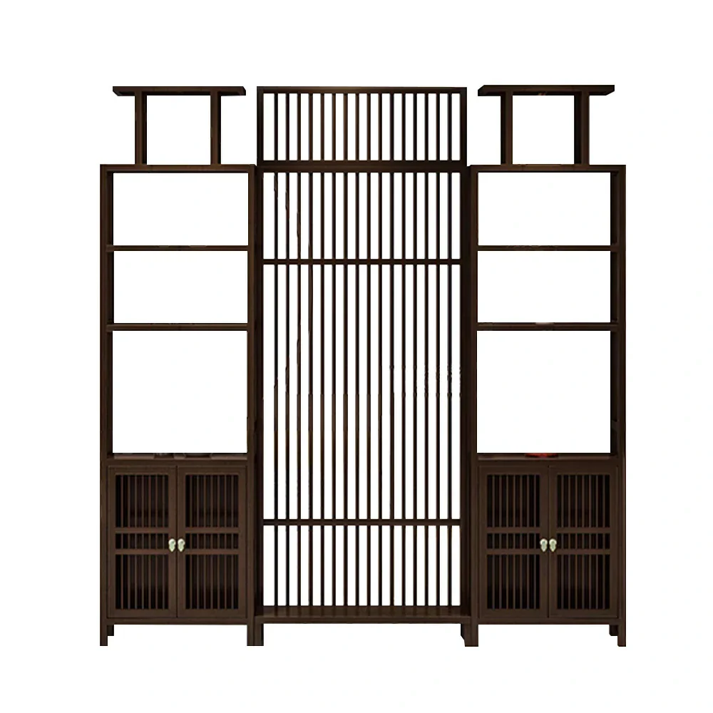 LIVARA Bamboo Raises Two Storage Cabinets With 71Cm And 91Cm Screens