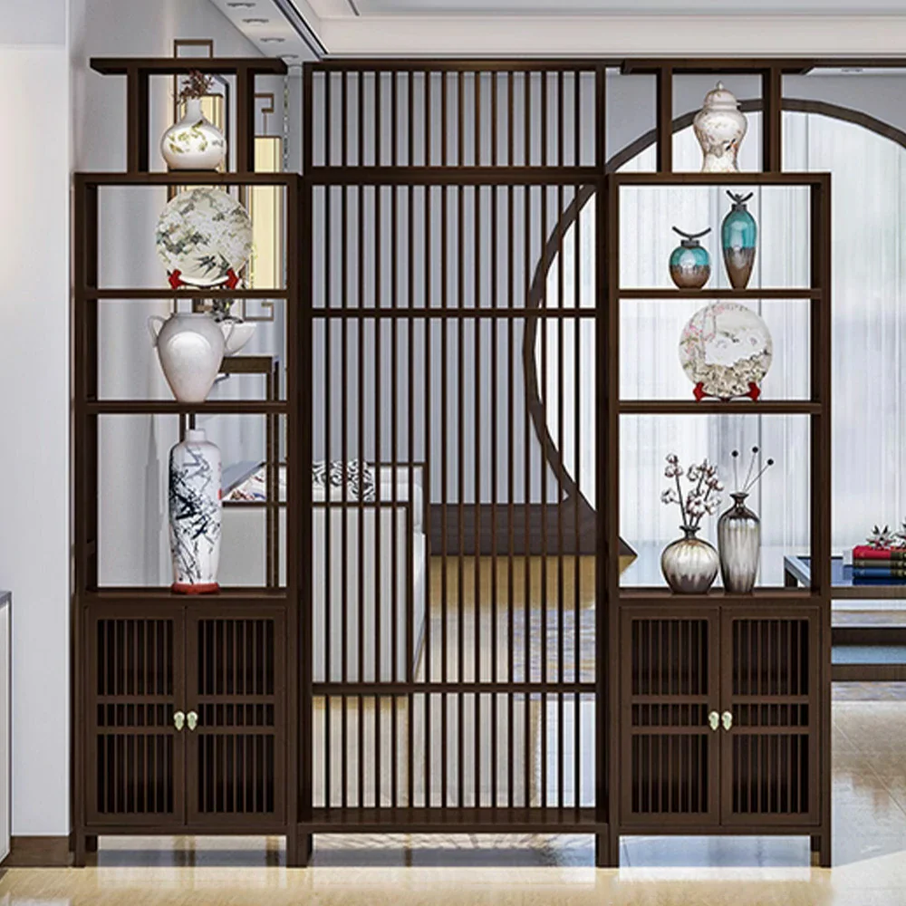 LIVARA Bamboo Raises Two Storage Cabinets With 71Cm And 91Cm Screens - Image 4