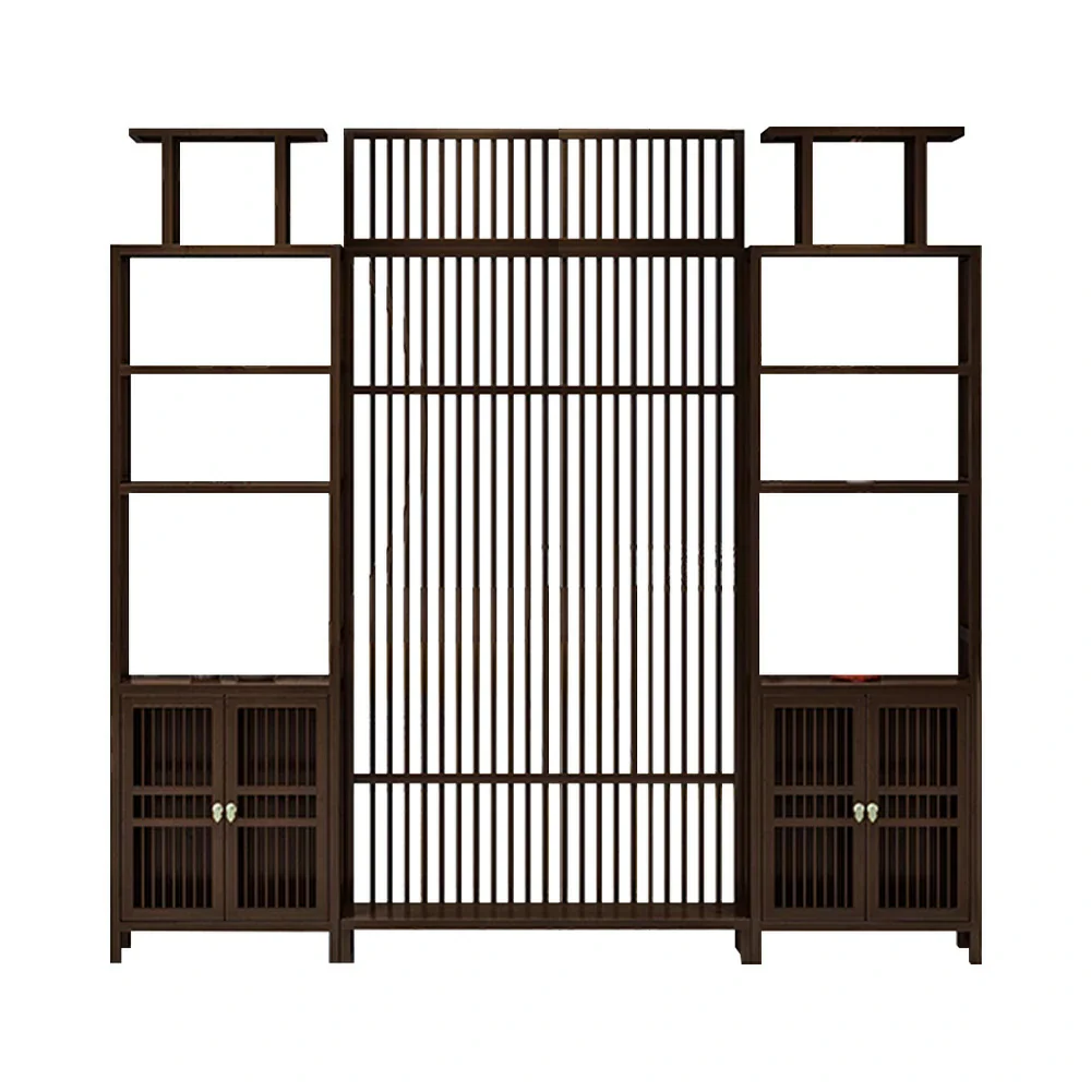 LIVARA Bamboo Raises Two Storage Cabinets With 71Cm And 91Cm Screens - Image 6