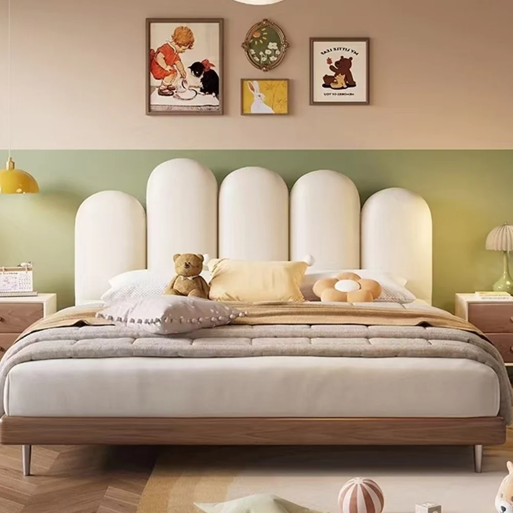 LUXORA B1671 150/180cm Solid Wood Frame Kids Bed-Artificial Leather - Image 3