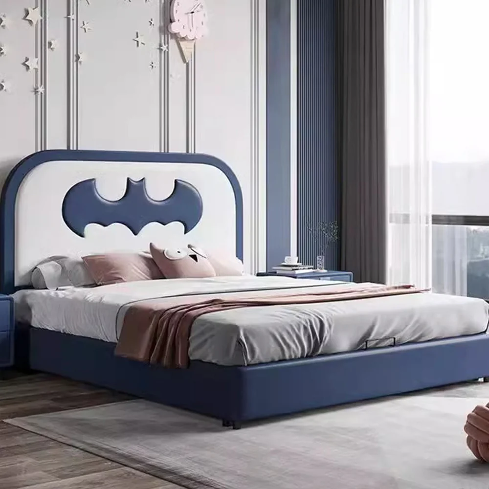 LUXORA CB1115 150/180cm Solid Wood Frame Cartoon Bat-Shaped Kids Bed - Image 3