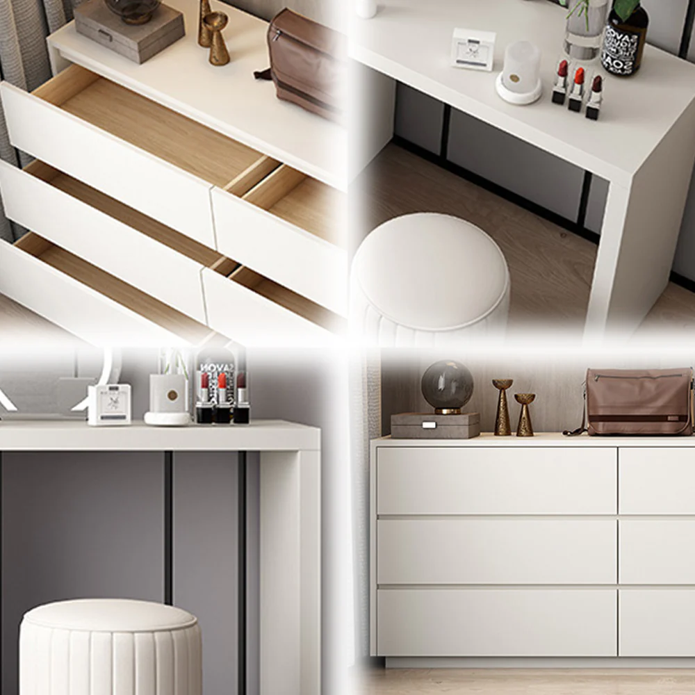 LUXORA DR1036 120-140cm Eco-Friendly Board Vanity Able With LED Mirror - Image 5