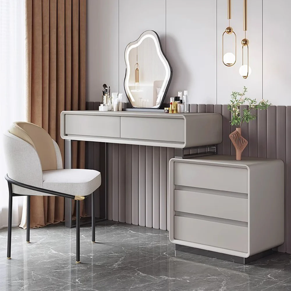 LUXORA DR1038 100cm Lacquered Solid Wood Tabletop Dressing Table - Image 2