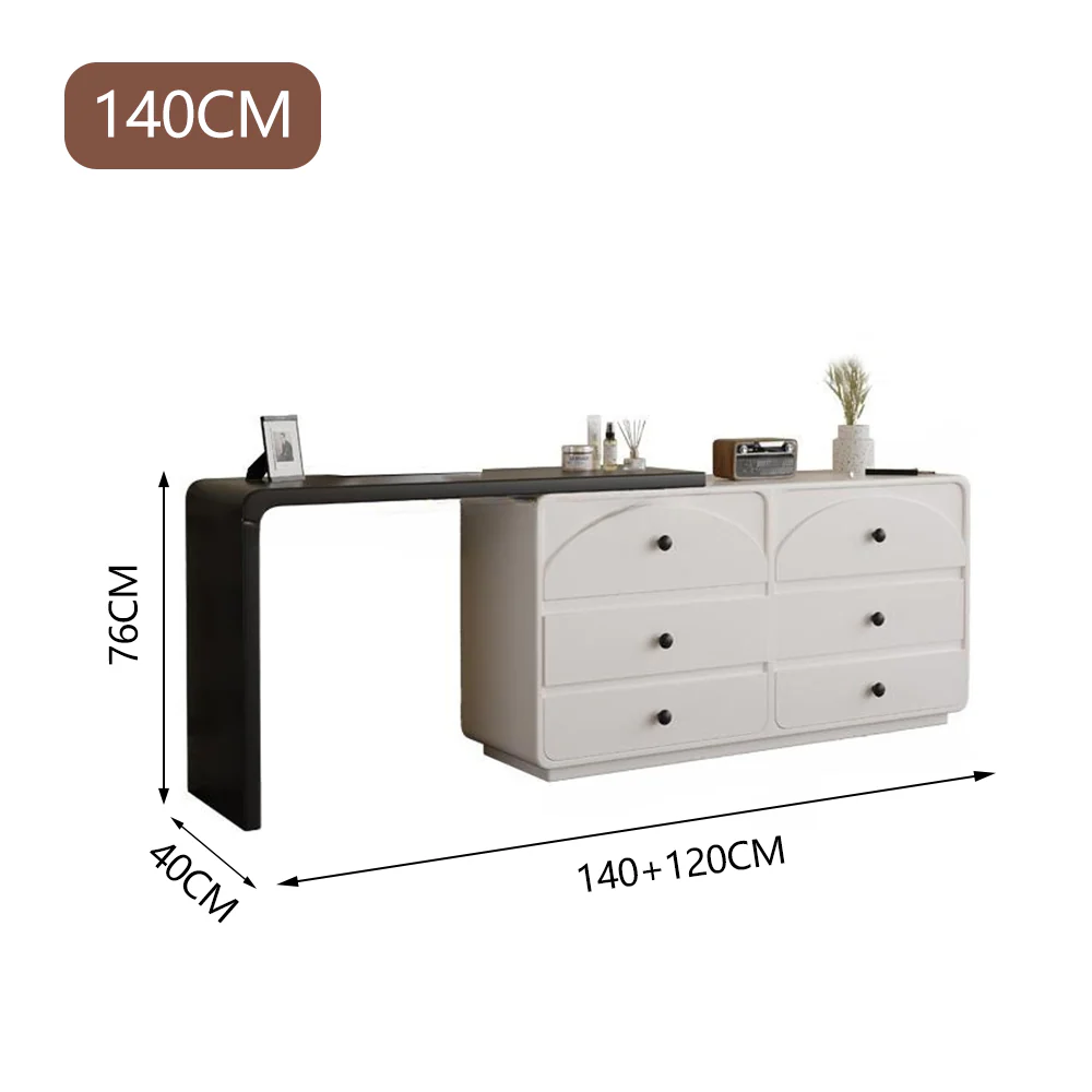 LUXORA DR1044 120-140cm Expandable Design Eco-friendly board Dressing Table - Image 6