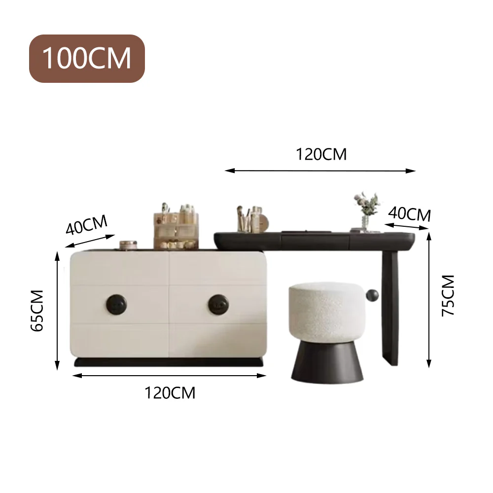LUXORA DR1081 120cm Eco-Friendly Board Vanity Able With LED Mirror - Image 5