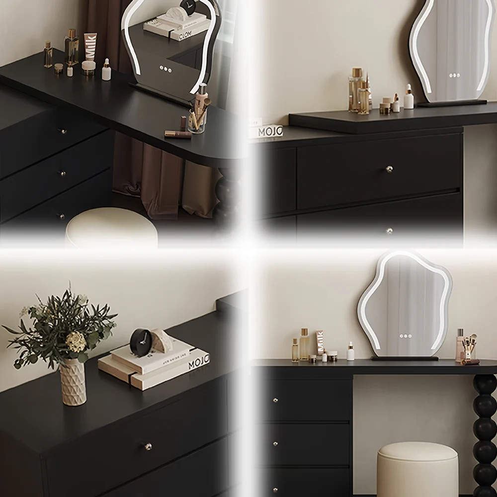 LUXORA DR1104 120cm Expandable Pine Frame Solid Wood Dressing Table - Image 7