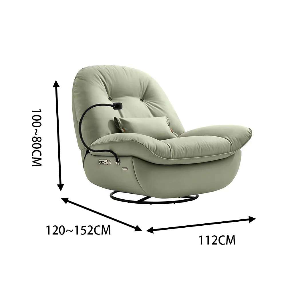 LUXORA EC1026 Electric Reclining Phone Holder High-Density Sponge Leisure Chair - Image 9