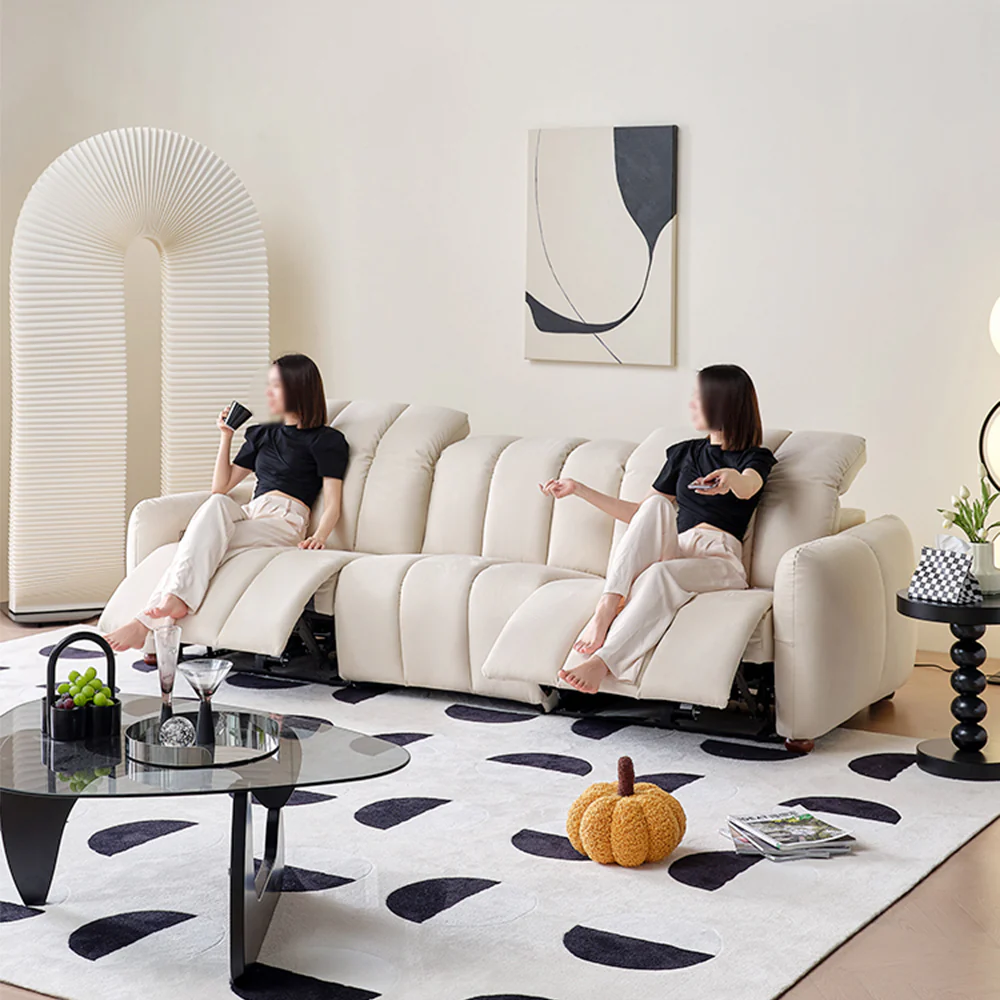 LUXORA FC1011 Pine Wood Frame Sofa - High-Tech Fabric - Image 3