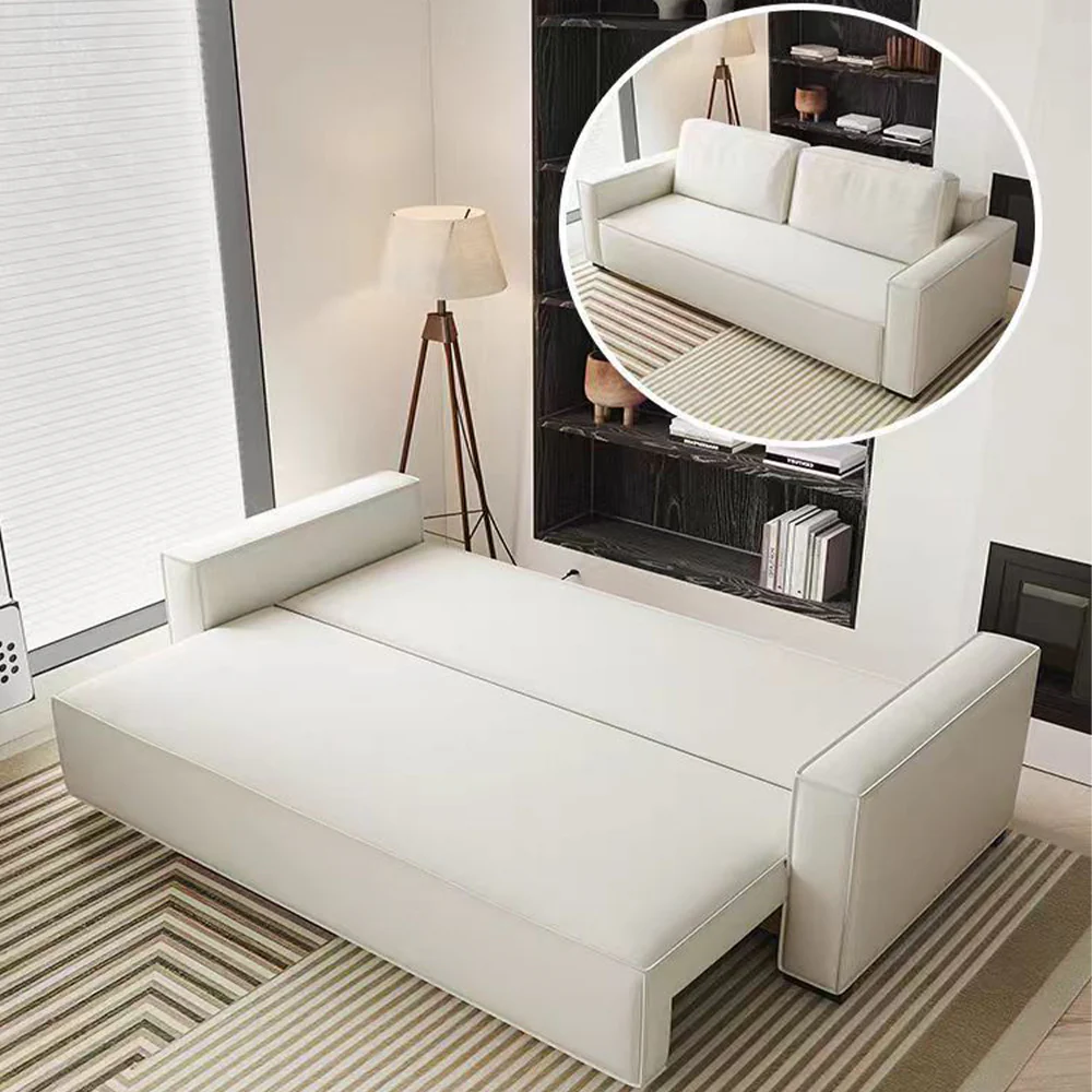 LUXORA FC1042 Plush Cotton Filling Steel Sofa Bed / Sofa - Image 3