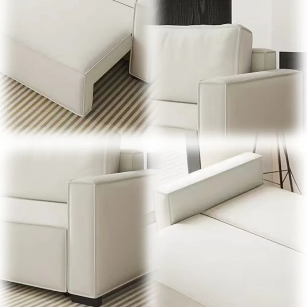 LUXORA FC1042 Plush Cotton Filling Steel Sofa Bed / Sofa - Image 4