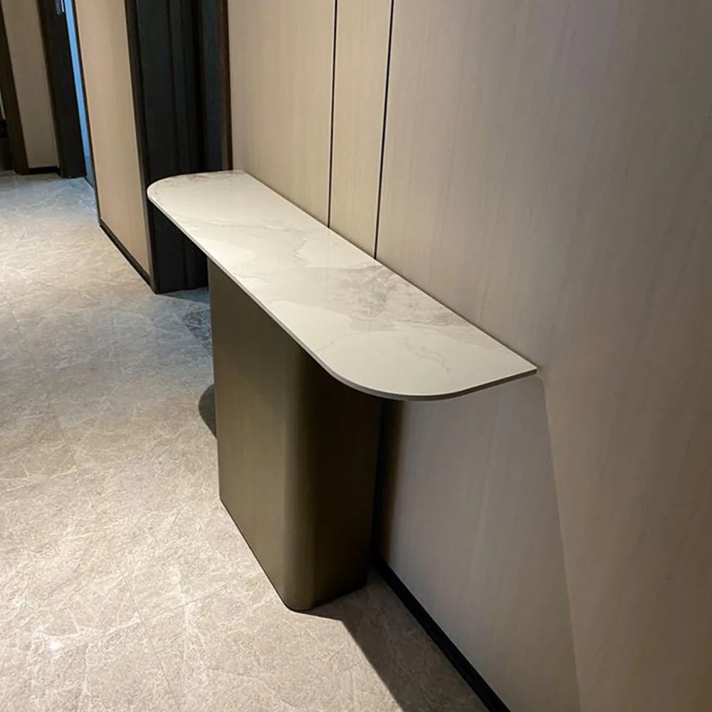 LUXORA CC1013 100/120/140cm Luxurious Style Sintered Stone Top Console Table - Image 6