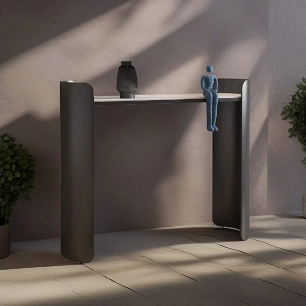 LUXORA CC1016 100/120/140cm Length Console Table Sintered Stone Countertop - Image 3