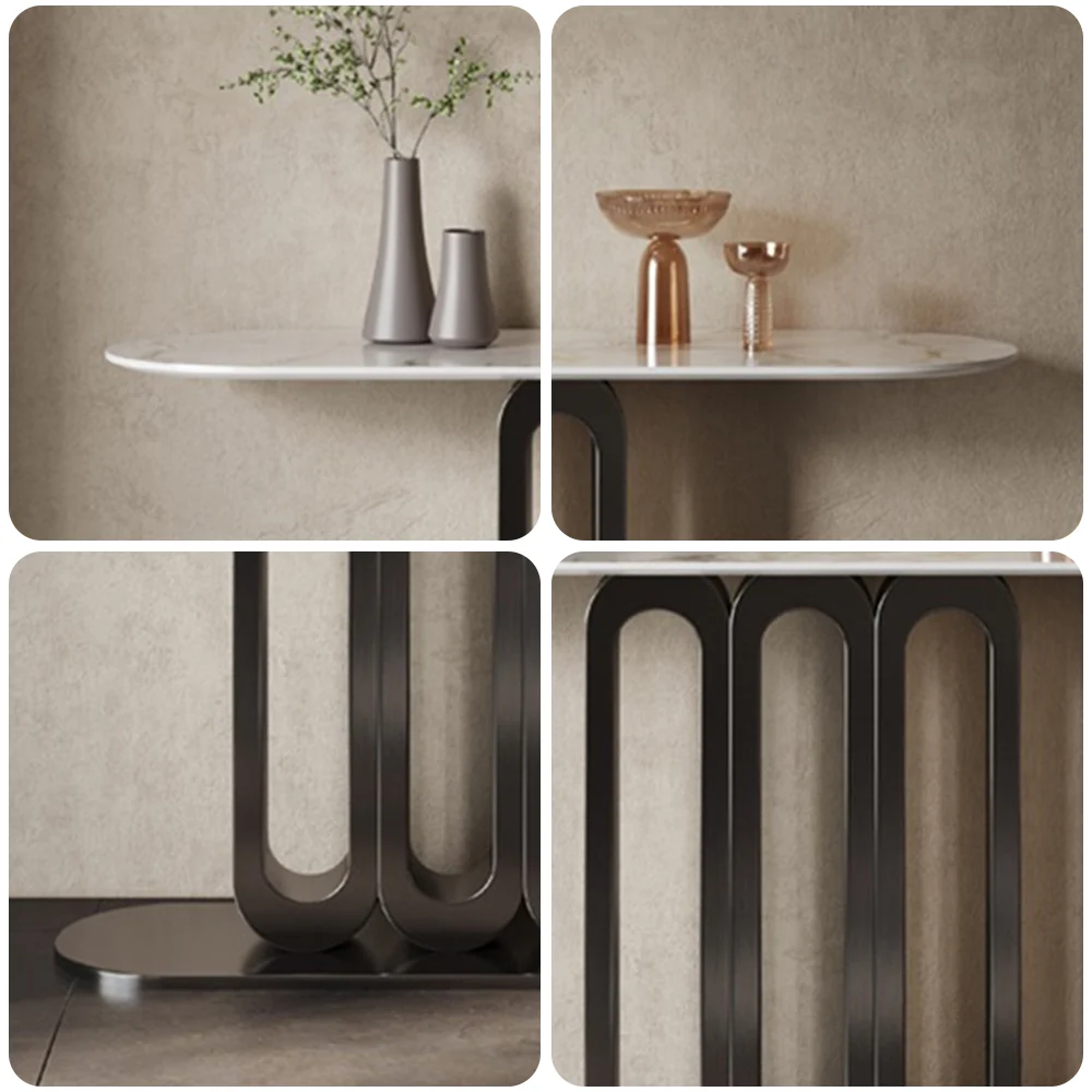 LUXORA CC1019 100/120/140/160cm Length Console Table Sintered Stone Countertop - Image 4