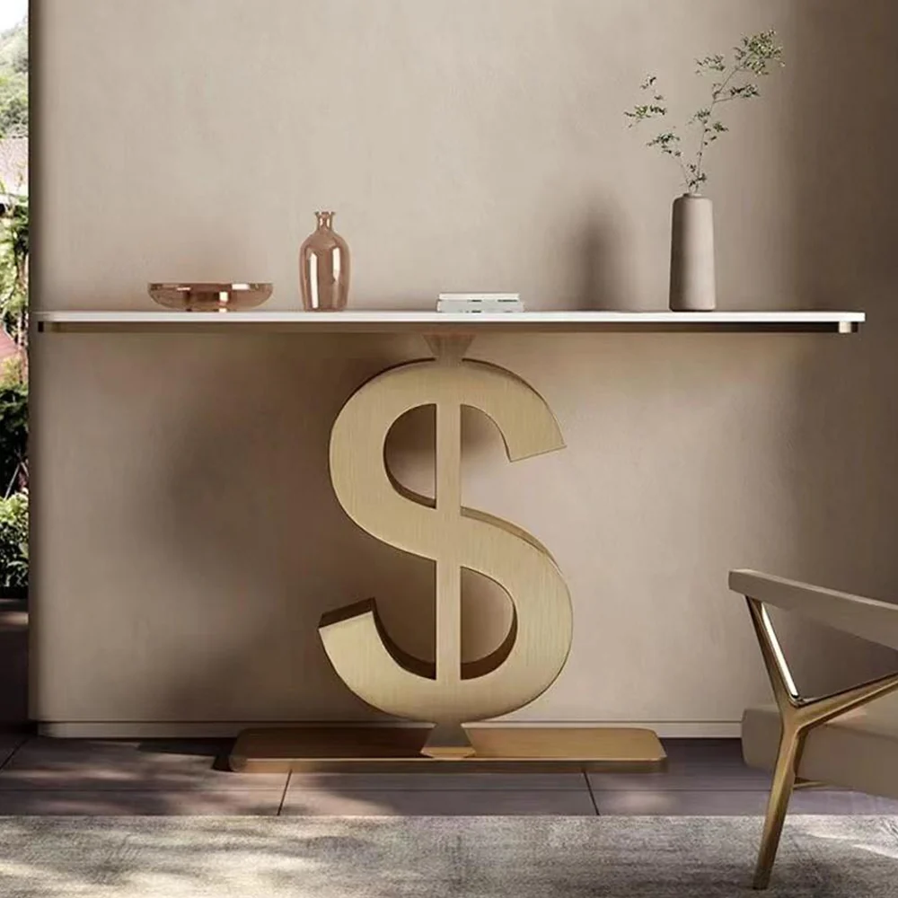 LUXORA CC1028 120/150cm Length Console Table Sintered Stone Countertop - Image 3