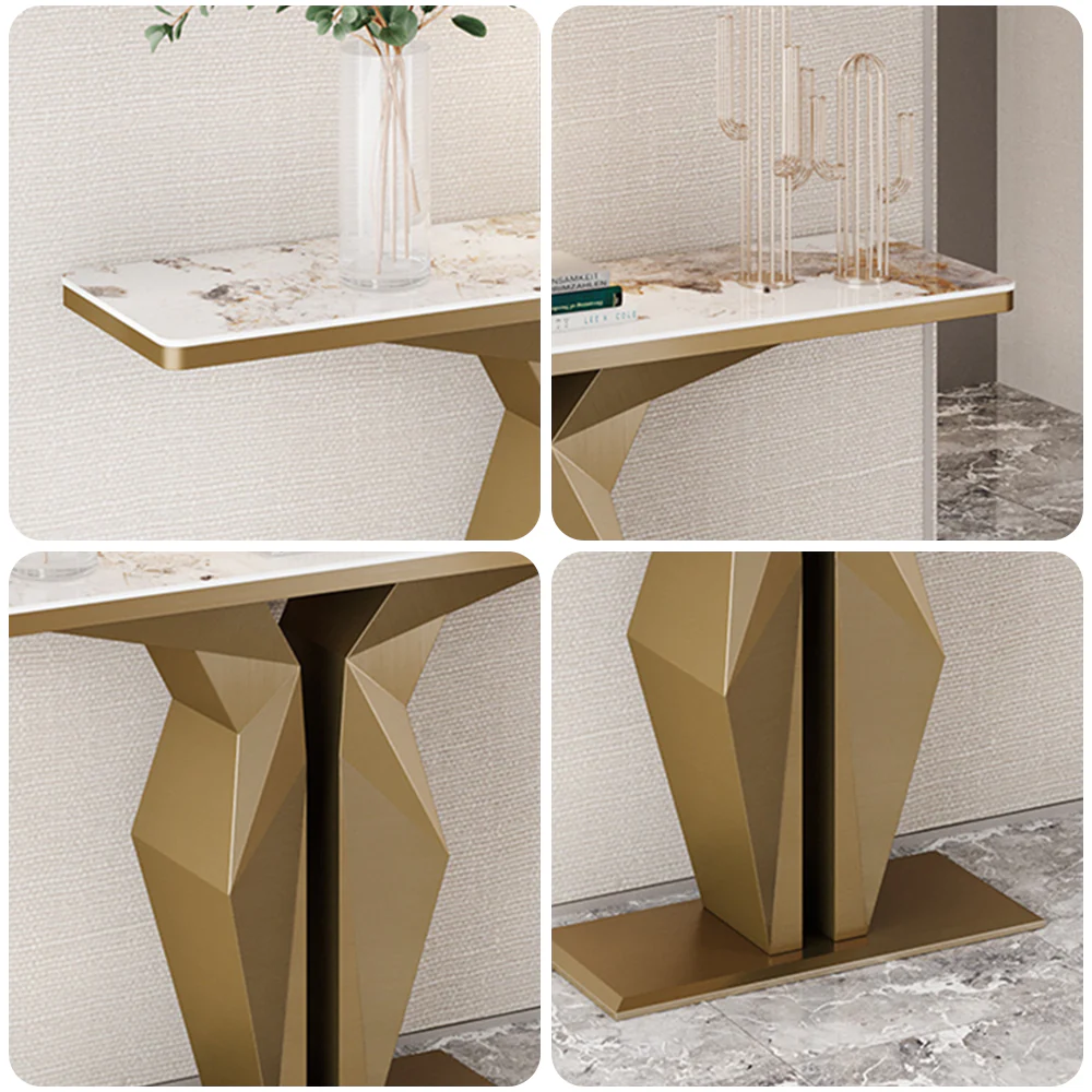 LUXORA CC1038 120/150cm Length Console Table Sintered Stone Countertop - Image 4