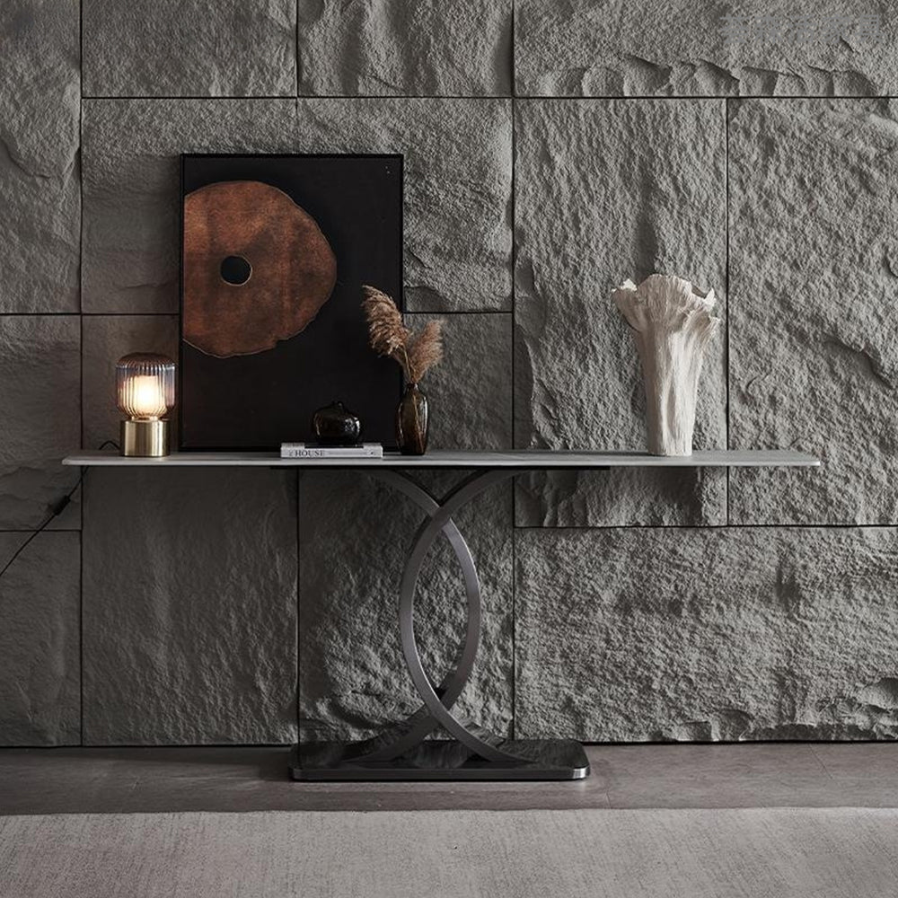 LUXORA CC1040 140/150/160cm Length Console Table Sintered Stone Countertop - Image 2