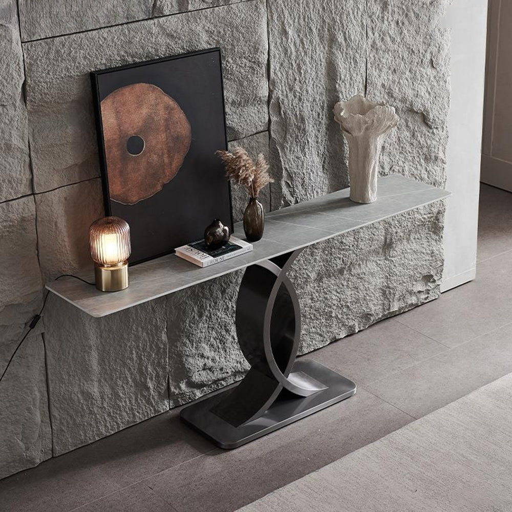 LUXORA CC1040 140/150/160cm Length Console Table Sintered Stone Countertop - Image 3