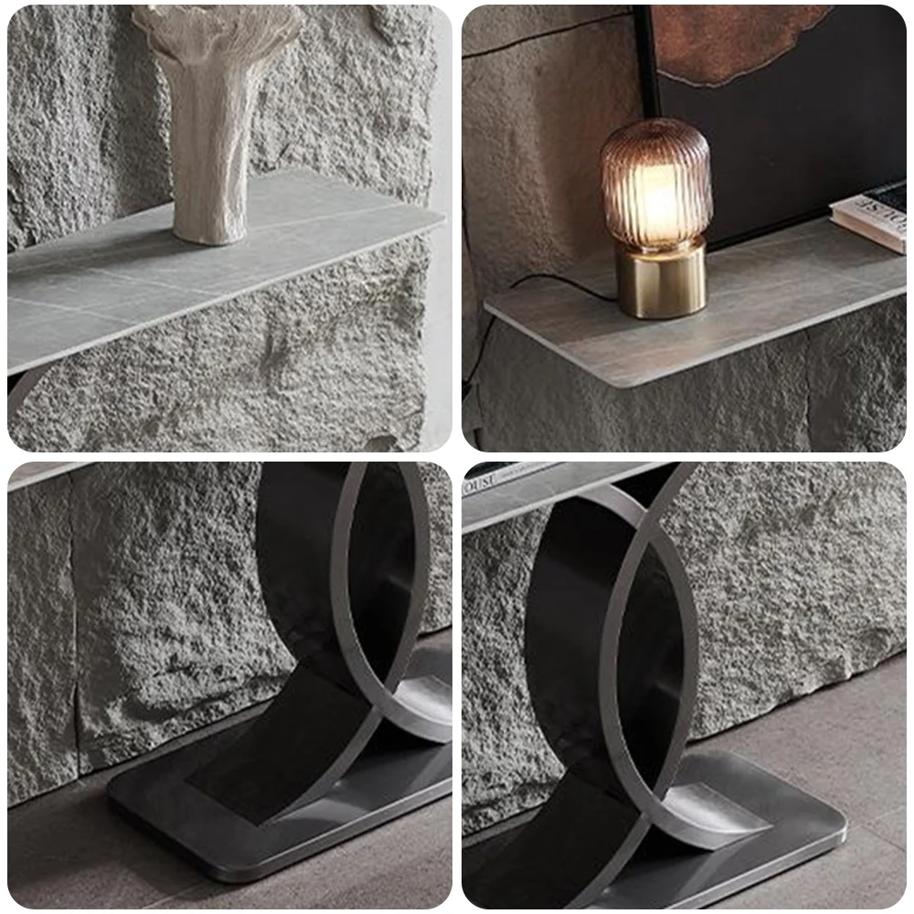 LUXORA CC1040 140/150/160cm Length Console Table Sintered Stone Countertop - Image 4