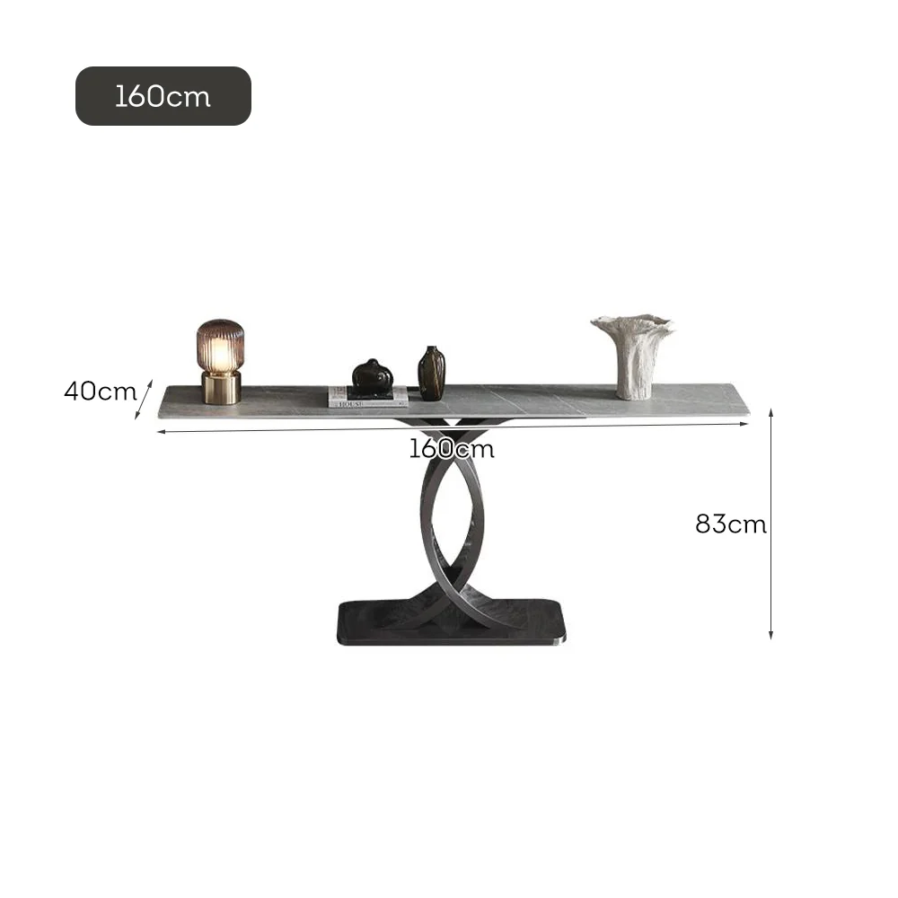 LUXORA CC1040 140/150/160cm Length Console Table Sintered Stone Countertop - Image 7