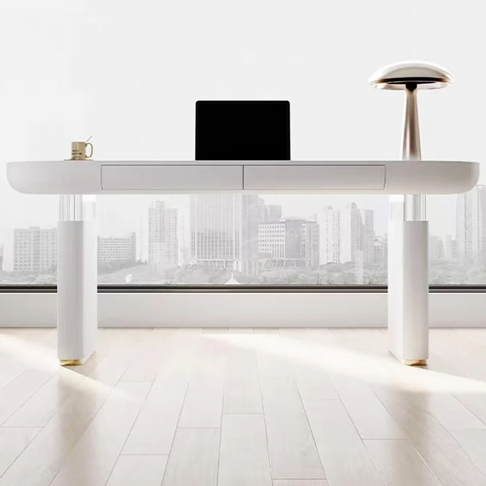 LUXORA DR1069 120/140/160/180cm Minimalist Style Painted Desk - Image 3