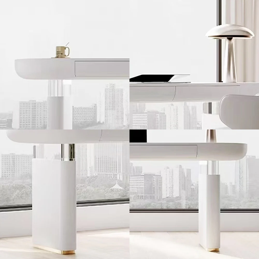 LUXORA DR1069 120/140/160/180cm Minimalist Style Painted Desk - Image 4
