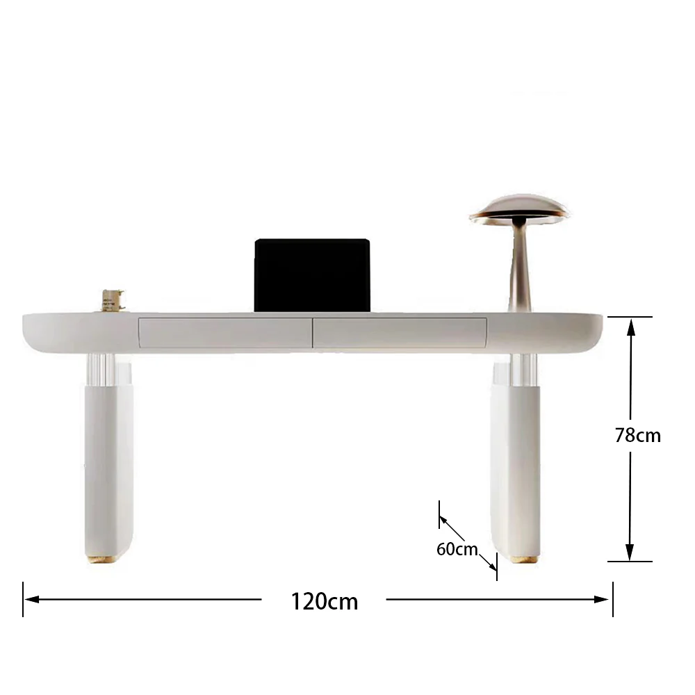 LUXORA DR1069 120/140/160/180cm Minimalist Style Painted Desk - Image 5
