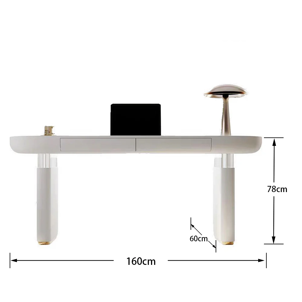 LUXORA DR1069 120/140/160/180cm Minimalist Style Painted Desk - Image 7
