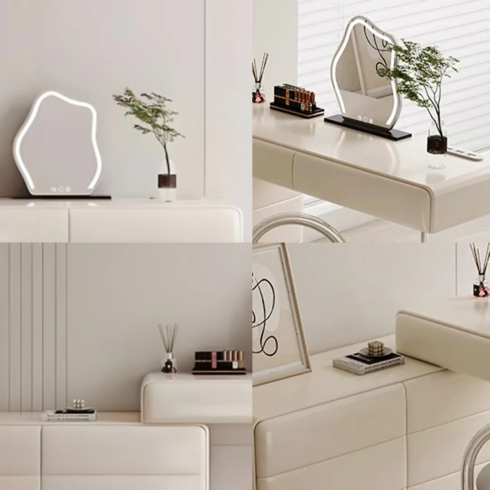 LUXORA DR1098 100/120cm Minimalist Solid Wood Dressing Table - Image 4