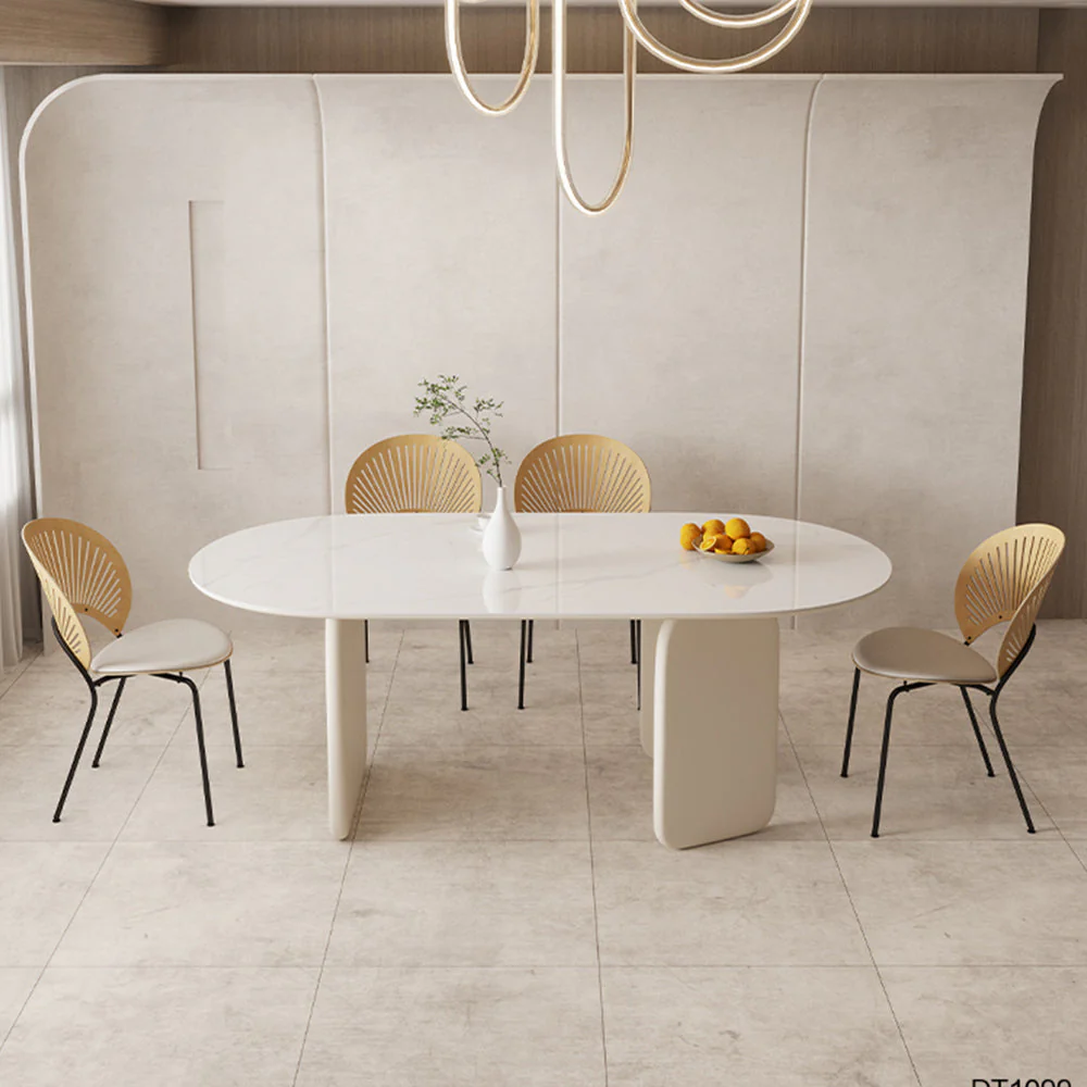 LUXORA DT1099 140/160/180cm Length Sintered Stone Tabletop Dining Table - Image 2
