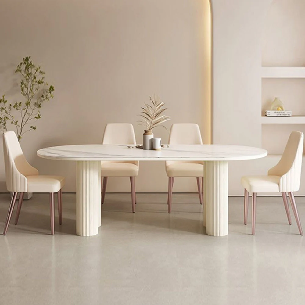 LUXORA DT1102 140/160/180cm Length Dining Table Minimalist Style - Image 2
