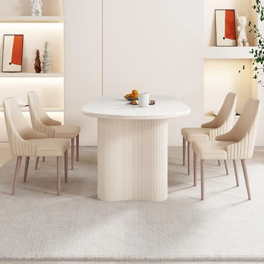 LUXORA DT1102 140/160/180cm Length Dining Table Minimalist Style - Image 4