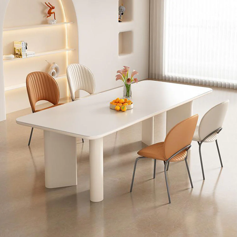 LUXORA DT1107 140/160/180cm Length Sintered Stone Tabletop Dining Table Minimalist Style - Image 2