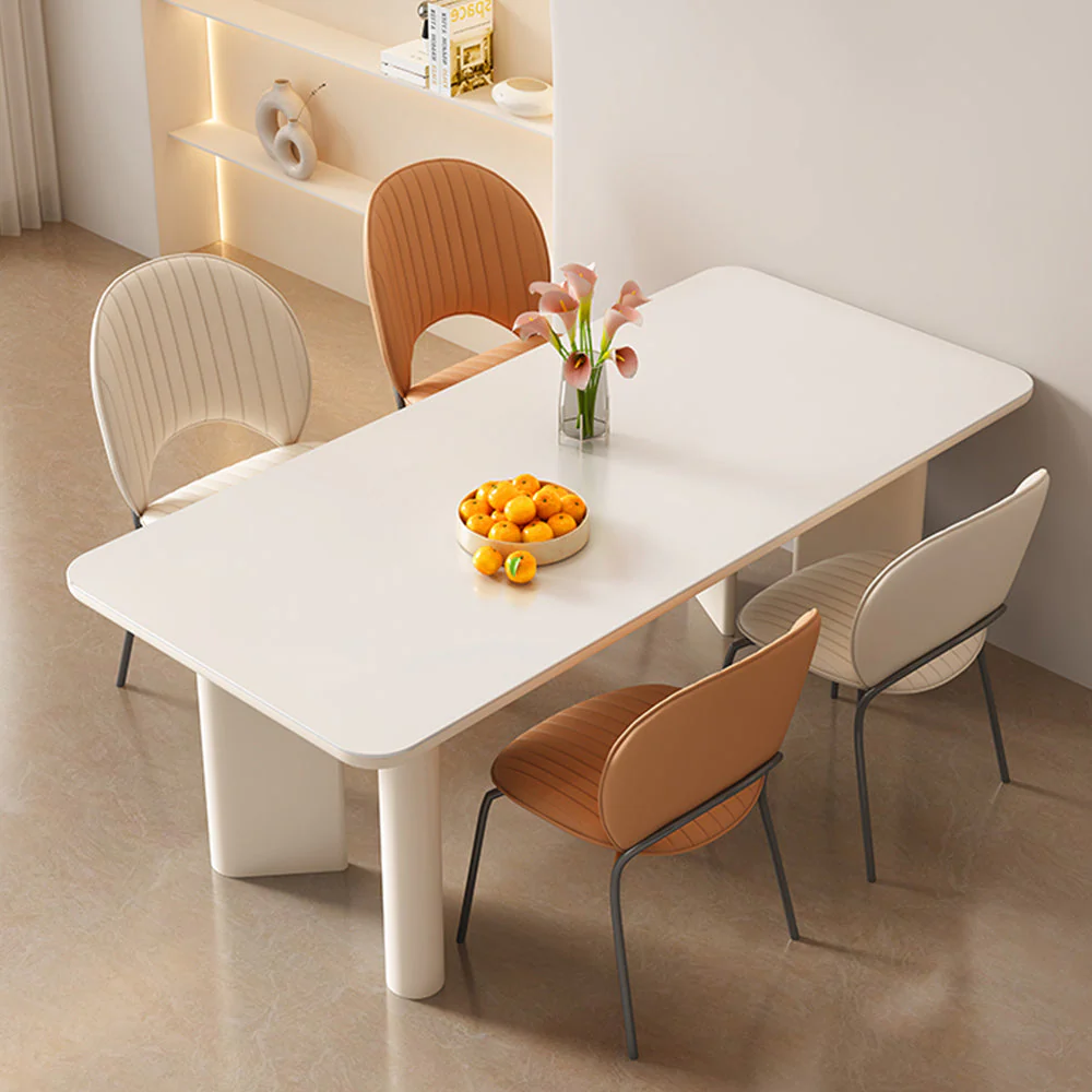 LUXORA DT1107 140/160/180cm Length Sintered Stone Tabletop Dining Table Minimalist Style - Image 3